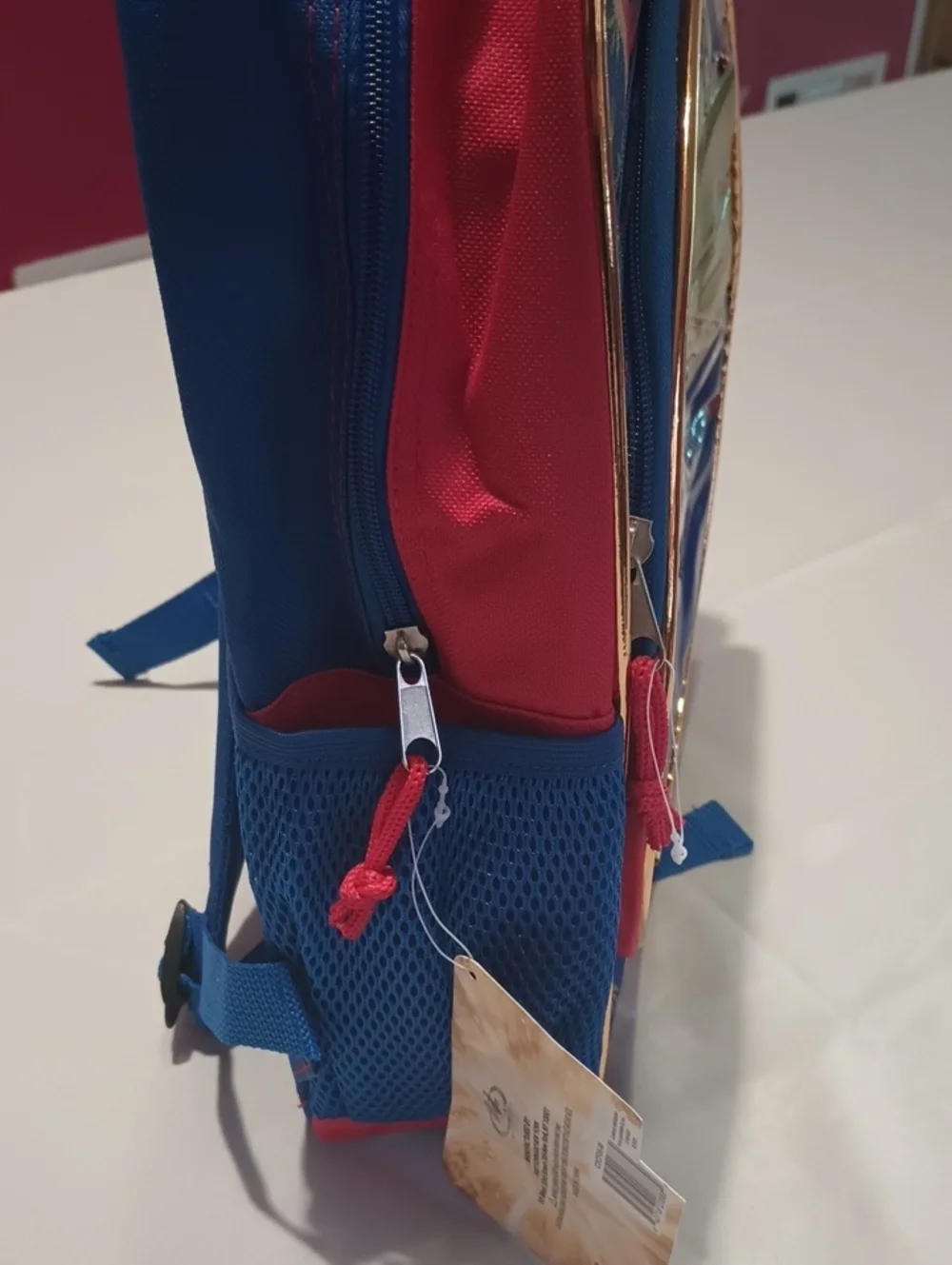 Captain Marvel Backpack - Red, Blue & Gold